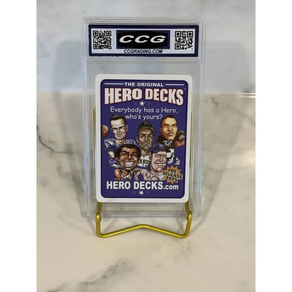 Sir Lewis Hamilton Hero Decks Prototype Ace of Spades Graded Gem Mint 10